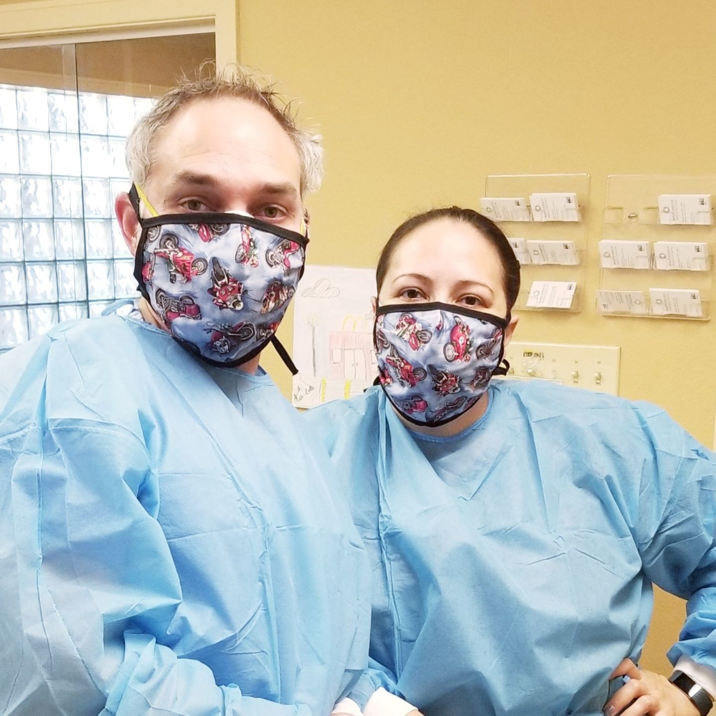 Masks- Dr. Siegel and Mari.jpg